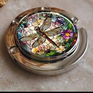 Colorful Dragonfly Purse Hook